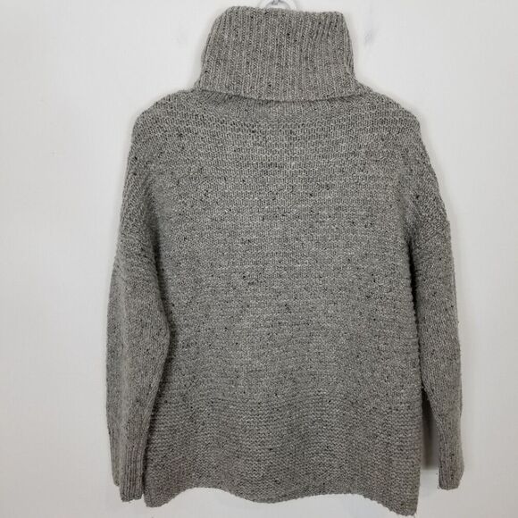 White Label The White Company Women Merino Wool Turtle Neck Sweater Sz S Gray - Picture 4 of 8